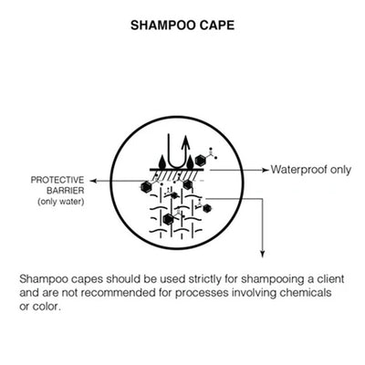 BETTY DAIN CREATIONS - Secret Messages Shampoo Cape - Rose