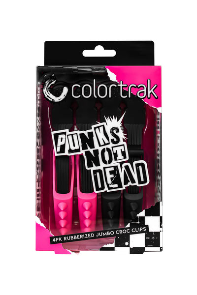 Punks Not Dead - Rubberized Croc Clips