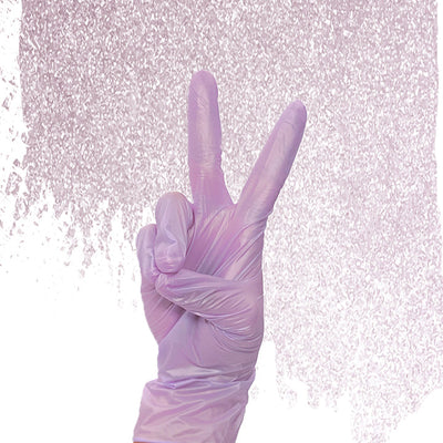 Luminous Collection Nitrile Gloves | Lilac Frost | Medium