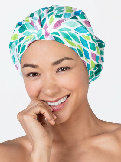 BETTY DAIN CREATIONS - The Shower Turban - Aqua Stones Shower Cap