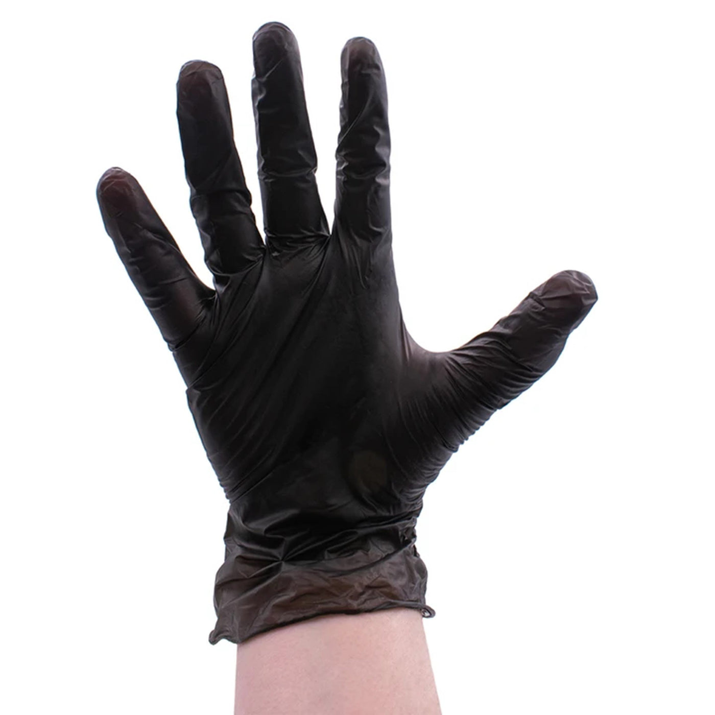 Black Vinyl Disposable Gloves 100pk - Medium