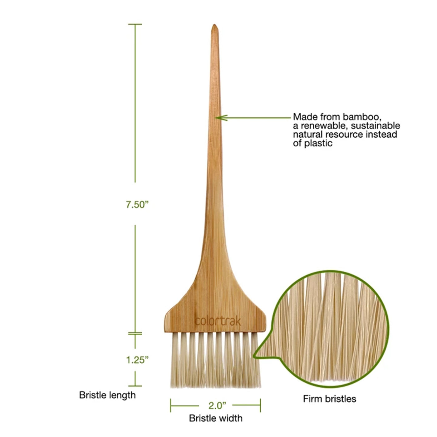 Eco Collection Bamboo Brushes 2pk