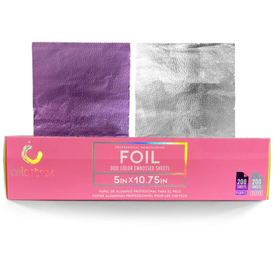 Duo Length Pop-Up Foil | Purple and Silver 400ct