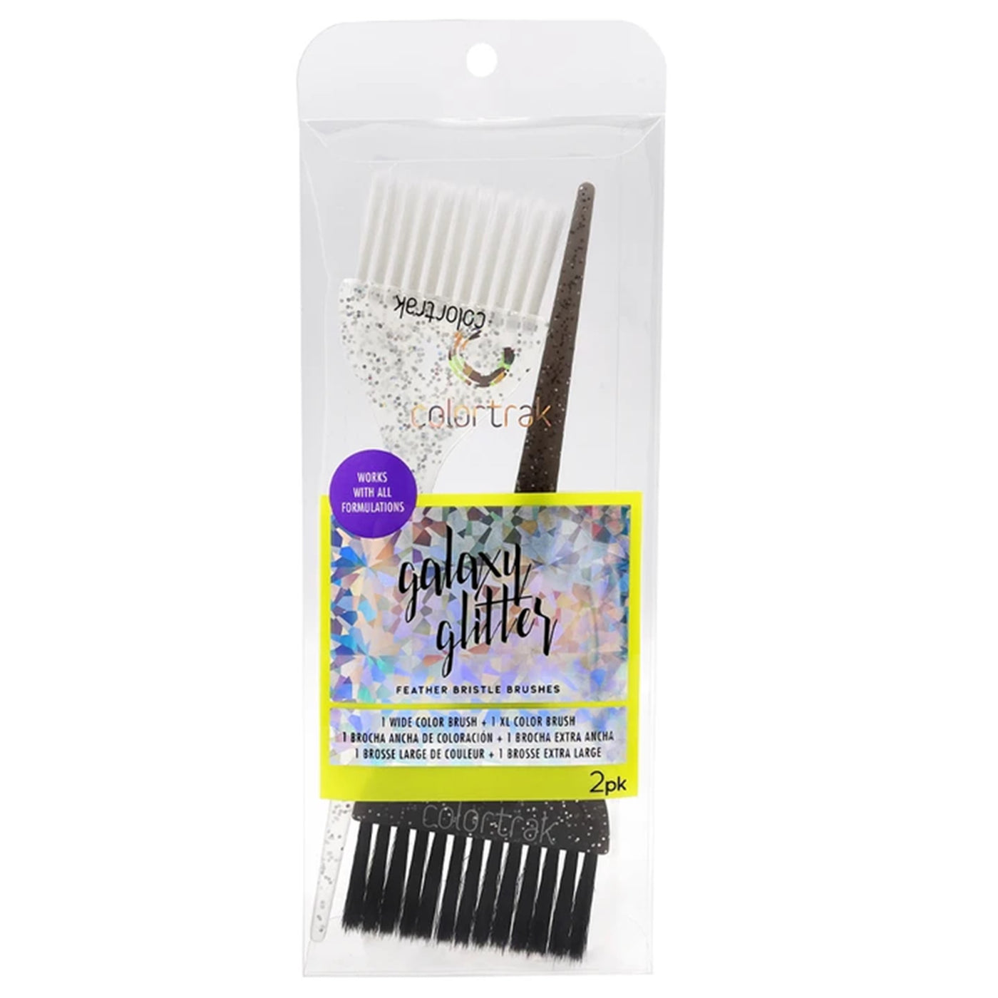 Galaxy Glitter Color Brushes 2pk