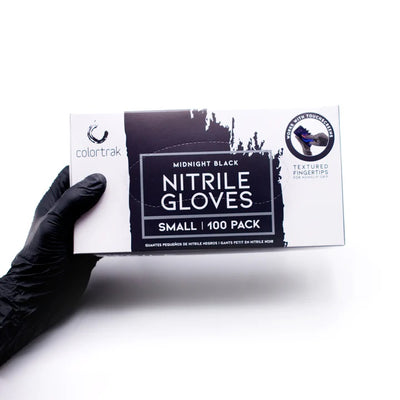 Midnight Black Nitrile Gloves - Small