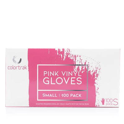 Pink Vinyl Disposable Gloves 100pk - Small